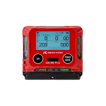Bezpečnostní detektor GX-3R PRO - Detektor plynů CO2, CO, H2S, O2, %LEL (použitý)