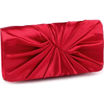 Kabelka - psaníčko saténové, barva 1 červená