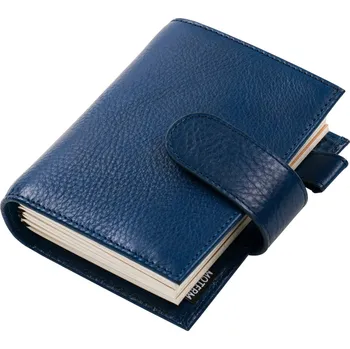 Zápisník Kožený cestovní zápisník s organizérem | kožený deník, cestovní notes - Indigo