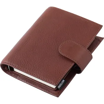 Diář Kožený kapesní diář A7 | plánovací diář | zápisník kožený - Kaštan