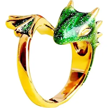 Prsten Dračí prsten nastavitelný | retro šperk, kouzelný prsten - C018