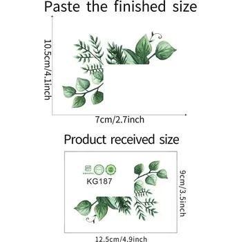 Samolepící dekorace Květinové samolepky okolo vypínačů a zásuvek, samolepky na zeď | dekorace stěn | samolepící dekorace - Nálepka01