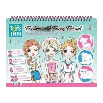 Set školních potřeb Fashion with pets STnux