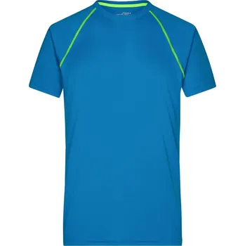 Pánské funkční tričko JN 496 bright blue-bright yellow M
