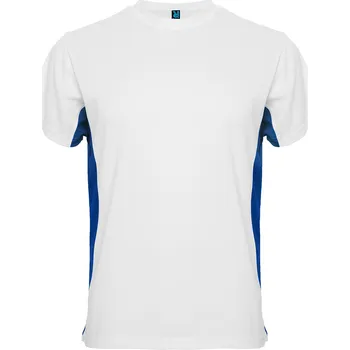 Dámské oblečení Pánské sportovní tričko Tokyo bílá-královská modrá (0105) XXL