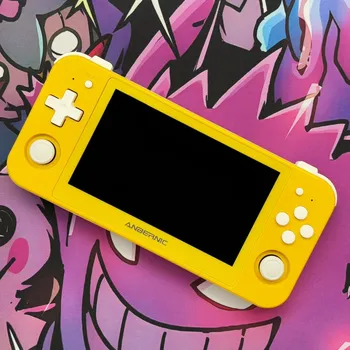 Herní konzole Anbernic RG505 žlutá