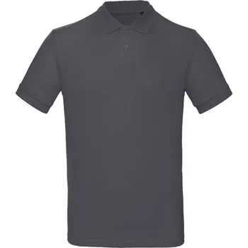 Pánské tričko Pánské piqué polo z bio bavlny Inspire Polo /men_° dark grey S