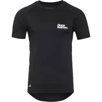 Cyklistické oblečení Triko HORSEFEATHERS Hart Black - L