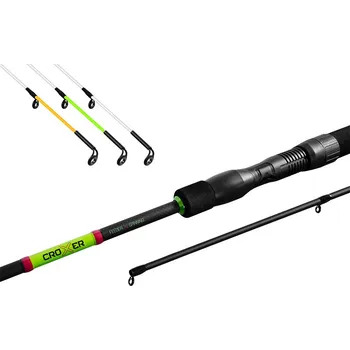 Rybářský prut Špička CROXER Heavy - bílá / CarbonGlass / 1ks