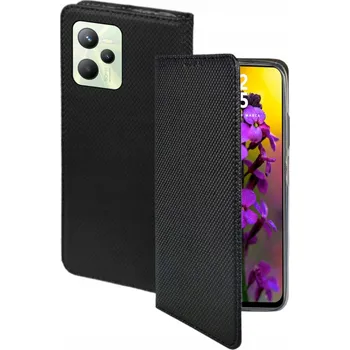 Pouzdro na mobilní telefon Flipové Pouzdro Radian pro Realme C35, černé