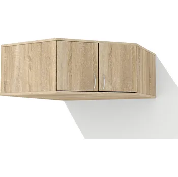 Šatní skříň Nabytekmorava Nástavec nad rohovou skříň Alfa 96 barva lamina: Dub sonoma světlý