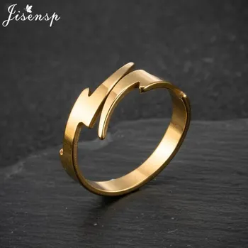 Prsten Nerezový prsten pro ženy | dámský prsten, minimalistické šperky | nastavitelný prsten - 079 , Stříbrná barva