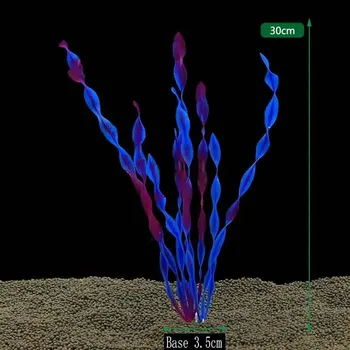 Dekorace do akvária Umělé akvarijní rostliny pro dekoraci | akvarijní dekorace | umělé rostliny - CA13 fialová