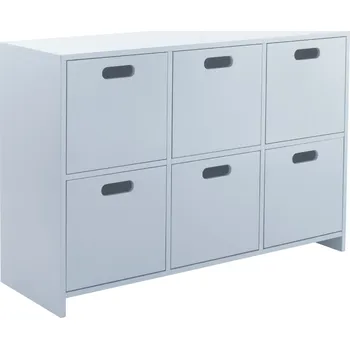 přebalovací pult a komoda Jotex Světle modrá lakovaná komoda MONTI 100 x 35 cm