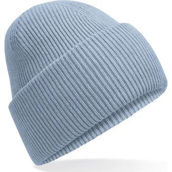 Čepice Pletená čepice s manžetou "Recycled" B 385R dusty blue onesize