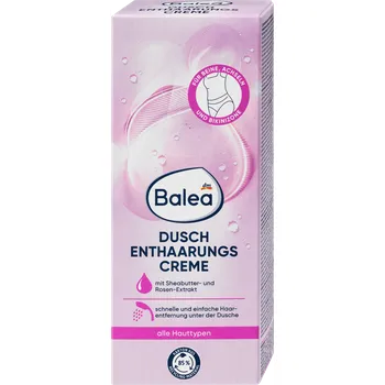 Přípravek na depilaci a epilaci Balea Depilační krém do sprchy 150 ml