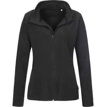 Dámská mikina Dámská fleecová bunda Fleece Jacket Women black opal S