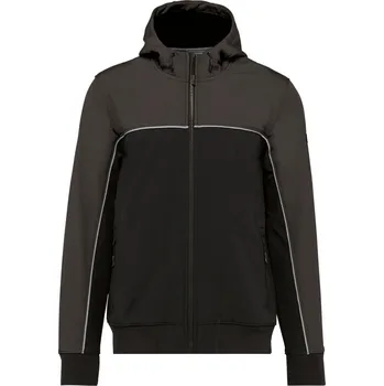 Dámská mikina Pracovní 3-vrstvá softshellová bunda WK 450 black-dark grey XXL