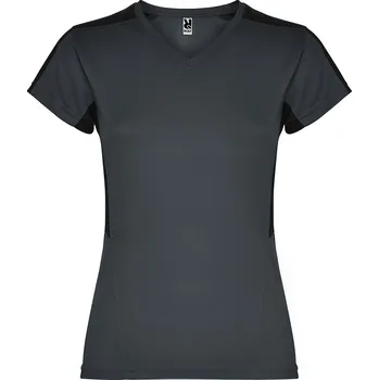 Dámské oblečení Dámské sportovní tričko Suzuka ebenová šedá-černá (23102) M