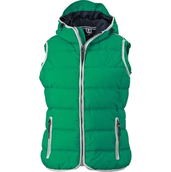 Dámská vesta "Maritim" JN 1075 irish green-white S