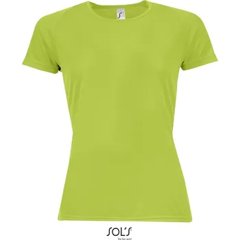 Dámské raglánové sportovní tričko Sporty Women apple green XL