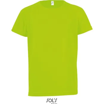 Dětské raglánové sportovní tričko Sporty Kids neon green 8 Y