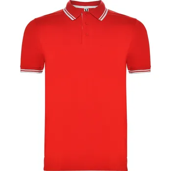 Dámské oblečení Pánská polokošile Montreal červená-bílá (6001) XXL