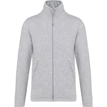 Pánská mikina Mikrofleecová bunda "Falco" K 911 ash heather XXL