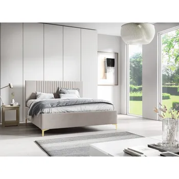 Postel Eka Čalouněná postel LINA+ 90x200 cm Barva látky Trinity: (2323) Tmavá růžová, Úložný prostor: Bez úložného prostoru