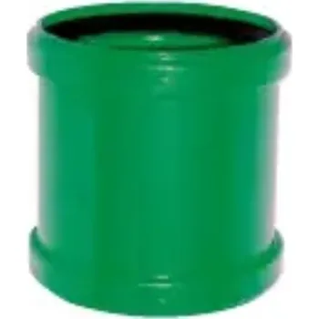 Kanalizační potrubí Wavin Spojka dvouhrdlá Green Connect 2000 Průměr: DN 110