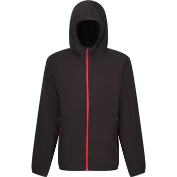 Pánská mikina Fleecová bunda structure s kapucí "Navigate" TRF 690 black-classic red M