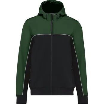 pracovní bunda Pracovní 3-vrstvá softshellová bunda WK 450 black-forest green M