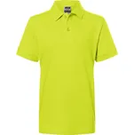 Dětské piqué polo JN 70K acid yellow M