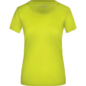 Dámské žerzejové sportovní tričko JN 357 acid yellow M