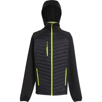 Hybridní bunda "Navigate" TRA 549 black-lime green XXL