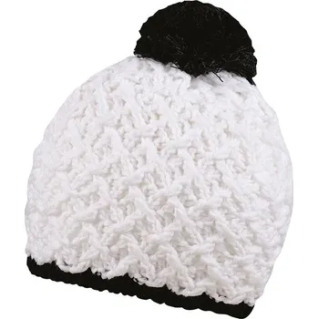 Čepice Zimní čepice Rough style bílá-černá (6Cwb) UNI