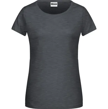 Dámské tričko Dámské tričko z bio bavlny JN 8007 black heather XL