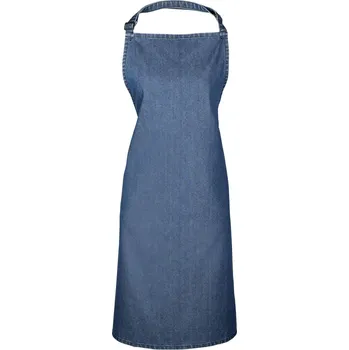Pracovní zástěra Zástěra s laclem "Colours" PR 150 indigo denim onesize