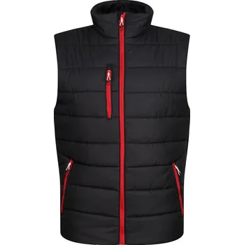 Pánská vesta Thermo vesta "Navigate" TRA 892 black-classic red S