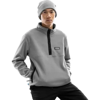 Pánské oblečení SIROKO Pánská silná fleecová mikina Koli Šedá 2XL ŠEDÁ