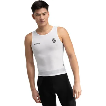 Pánské tričko SIROKO Pánské cyklistické funkční triko Real Sporting de Gijón x Siroko SC BL Mar S BÍLÁ