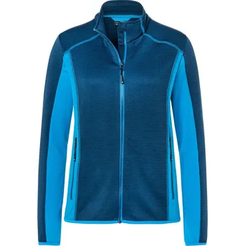 Dámská mikina Dámská strečová fleecová bunda JN 783 navy-bright blue XL