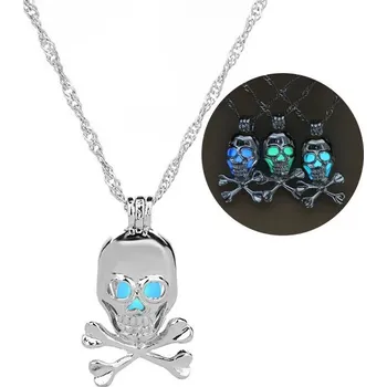 Náhrdelník Svítící náhrdelník s přívěskem | dámský náhrdelník, svítící želva - 13 , Modrý