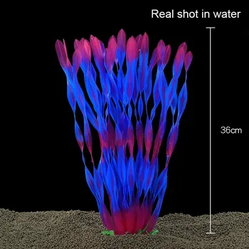 Dekorace do akvária Umělé akvarijní rostliny pro dekoraci | dekorace do akvária | akvarijní tráva - 8