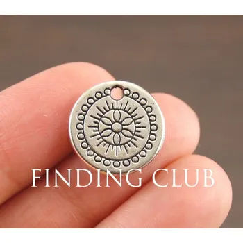 Přívěsek 30 ks Přívěsky pro šperky | šperkařské komponenty, stříbrné přívěsky