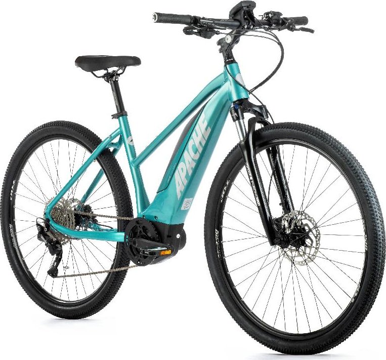 Elektrokolo APACHE MATTA 1 Bosch Cross 13,4Ah 28" MODROZELENÁ 2023 rám M" + DOPRAVA ZDARMA