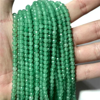 Náramek Minerální korálky | výroba šperků - 40 Zelený avanturín , 3 mm