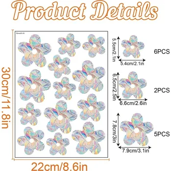 Okenní dekorace Statická fólie na sklo | okenní dekorace | statické folie motýlci, srdce, vločky, netopýři, vážky - typ3