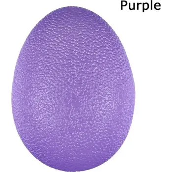 Posilovač předloktí a zápěstí ze silikonu | posilovací koule | terapeutická koule - fialová