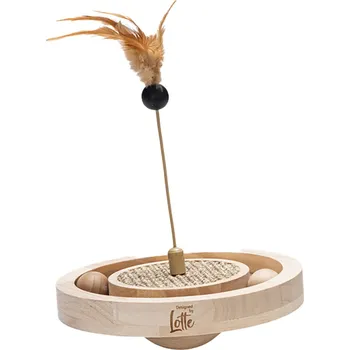 Hračka pro kočku Designed by Lotte dřevěná hračka pro kočky Winni - Ø 22 x H 30 cm